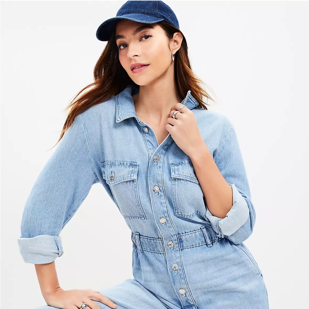 Loft Denim Women’s One Piece Jumpsuit